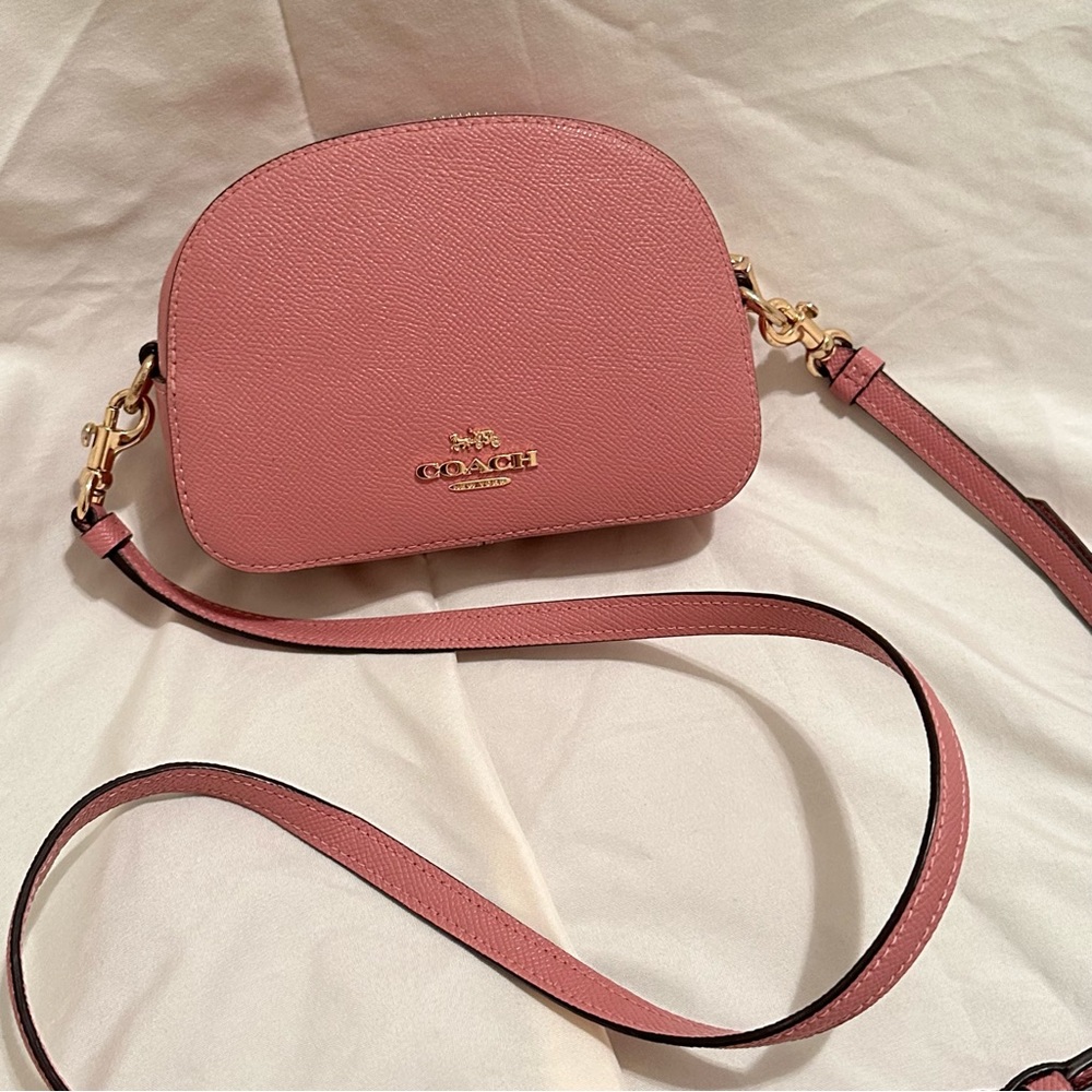 Coach True Pink Mini Serena Crossbody RARE COLOR!